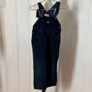 Stylish Navy Corduroy Overalls